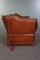 2 Seat Castle Bank Made from High -Quality Cattle Lecturer in Cognac Color 3