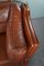 2 Seat Castle Bank Made from High -Quality Cattle Lecturer in Cognac Color 9
