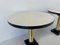 Italian Art Deco Style Parchment, Gold Leaf and Black Lacquer Coffee Tables, 1980s, Set of 2 6