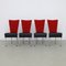 Postmodern 2-Tone Dining Chairs, 1980s, Set of 4 1