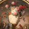 Nature Morte avec Vase à Fleurs et Colombes, 1780, Huile sur Toile, Encadrée 12