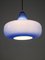 Large Blue Murano Glass Pendant by Alessandro Pianon for Vistosi, Italy, 1960s 7