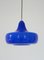 Large Blue Murano Glass Pendant by Alessandro Pianon for Vistosi, Italy, 1960s 3