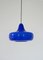 Large Blue Murano Glass Pendant by Alessandro Pianon for Vistosi, Italy, 1960s, Image 1