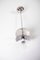 Mid-Century Opaline and Chrome Pendant Light, 1970s 3