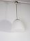 Mid-Century Opaline and Chrome Pendant Light, 1970s, Image 5