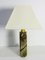 Lampe de Bureau Mid-Century avec Onyx Vert et Abat-jour Blanc, 1960s 7