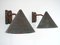 Tratten Wall Lights in Patinated Copper by Hans-Agne Jakobsson for Hans-Agne Jakobsson AB Markaryd, Sweden, 1954, Set of 2 1