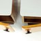 Bedside Tables in Wood and Glass, Former Czechoslovakia, 1950s, Set of 2, Image 5