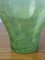 Mid-Century Cracked Veil Green Glass Vase, 1960s 4