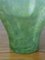 Mid-Century Cracked Veil Green Glass Vase, 1960s 5