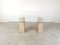 Vintage Travertine Dining Table in the style of Carlo Scarpa, 1970s 3
