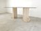 Vintage Travertine Dining Table in the style of Carlo Scarpa, 1970s 10