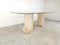 Vintage Travertine Dining Table in the style of Carlo Scarpa, 1970s, Image 5