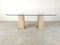 Vintage Travertine Dining Table in the style of Carlo Scarpa, 1970s, Image 4