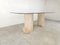 Vintage Travertine Dining Table in the style of Carlo Scarpa, 1970s 6