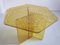 Sketch Hexagon Side Table in Yellow Acrylic by Roberto Giacomucci, 2020, Image 1