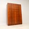 Large Art Deco Figured Walnut Chest of Drawers, 1920s, Image 1
