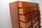 Large Art Deco Figured Walnut Chest of Drawers, 1920s, Image 6