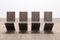 Gerrit Thomas Rietveld zugeschriebene Zickzack Stühle aus Amerikanischer Kiefer für Rietveld, 1950er, 4er Set 6