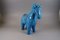 Figura de caballo azul grande de Aldo Londi para Bitossi, años 60, Imagen 2