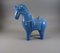 Figura de caballo azul grande de Aldo Londi para Bitossi, años 60, Imagen 1