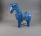 Large Blue Horse Figure by Aldo Londi for Bitossi, 1960s 1