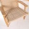 Braided Rope and Wood Sofa and Lounge Chairs, Set of 3 5