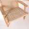 Braided Rope and Wood Sofa and Lounge Chairs, Set of 3, Image 5