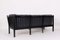 Model AH303 Sofa in Painted Black by Andreas Hansen for Brødere Andersen, 2000s 7