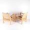Braided Sea Grass and Wood Lounge Chairs, Set of 2 7
