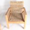 Geflochtene Sessel aus Seegras & Holz, 2 4