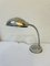 Lampe de Bureau Industrielle avec Placage au Chrome, 1950s 3