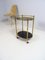 Italian Bar Cart in Faux Bamboo, Brass and Glass, 1960s, Image 4
