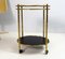 Italian Bar Cart in Faux Bamboo, Brass and Glass, 1960s 7