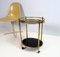 Italian Bar Cart in Faux Bamboo, Brass and Glass, 1960s 6