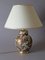 Asian Floral Table Lamp, 1980s 4