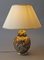 Asian Floral Table Lamp, 1980s 6