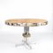 Chrome and Brass Table with Suede Top, 1970s 1