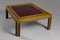 Square Low Table in Brass and Acrylic Glass from Maison Liwans, Italy, 1970s 3