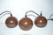 Mid-Century Danish Brown Bubble Pendant Lamps from E.S.Horn, 1970s, Set of 5, Image 3