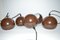 Mid-Century Danish Brown Bubble Pendant Lamps from E.S.Horn, 1970s, Set of 5 2