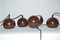 Mid-Century Danish Brown Bubble Pendant Lamps from E.S.Horn, 1970s, Set of 5 4
