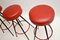 Tabourets de Bar Vintage en Acier, 1950s, Set de 3 4