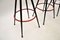 Vintage Steel Bar Stools, 1950s, Set of 3 8