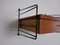 Swedish Teak and Metal Shelf with Drawer by Kajsa and Nils Nisse Strinning for String, 1950s 11