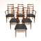Chaises de Salle à Manger Lis attribuées à Niels Koefoed pour Hornslet Furniture Factory, Danemark, 1960s, Set de 6 1