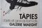 Antoni Tapies, Exposition Galerie Maeght, Affiche 2