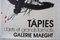 Antoni Tapies, Galerie Maeght Exhibition, Poster Print 2