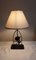 Lámpara de mesa francesa Art Déco pequeña, años 40, Imagen 2